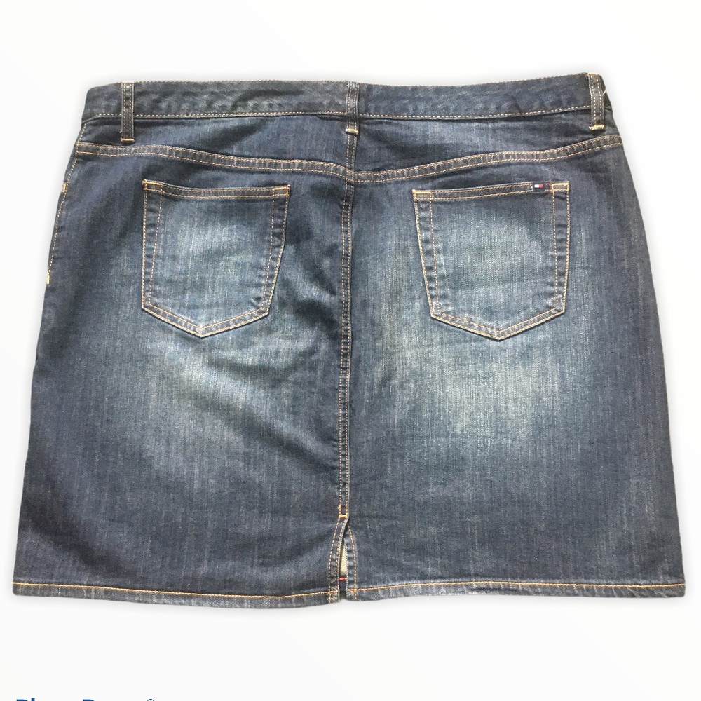 Tommy Hilfiger plus size jeans skirt - Picture 2 of 10